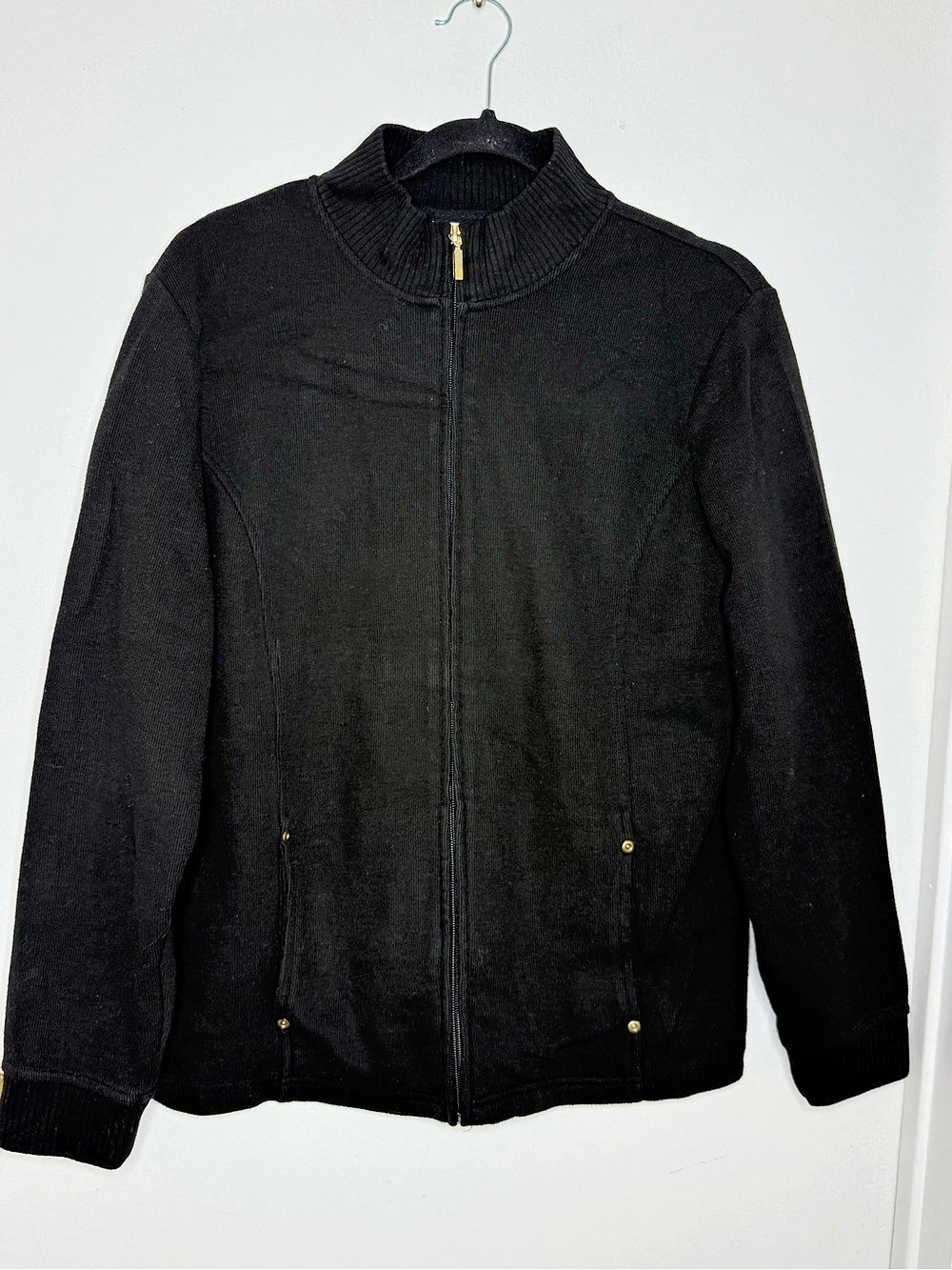 Karen Scott Black Jacket Size Large